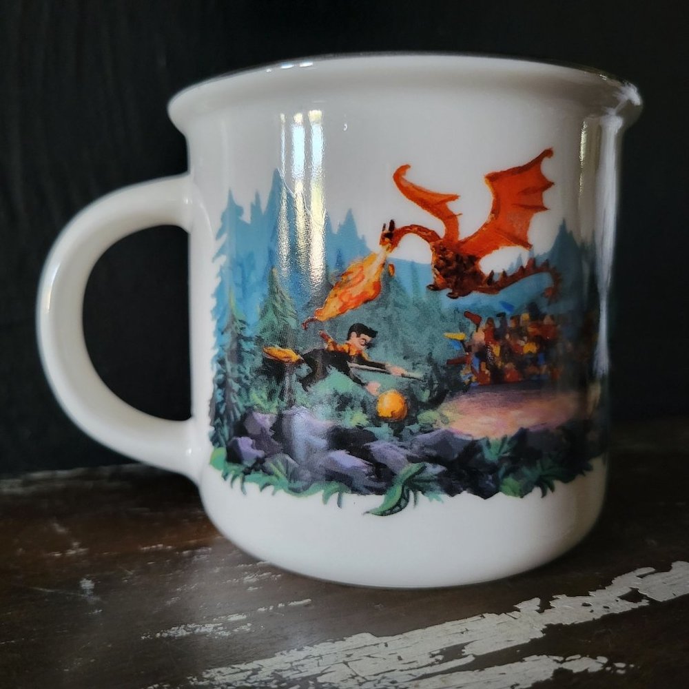 Owlcrate Harry Potter Year 4 Goblet of Fire Coffee Mug Cara Kozik Design